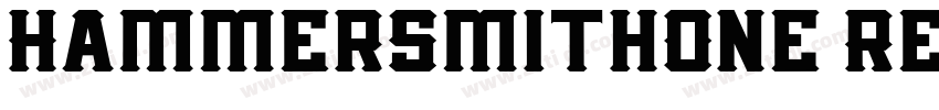 HammersmithOne Regul字体转换